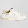 Basket en cuir blanches et beiges EP10