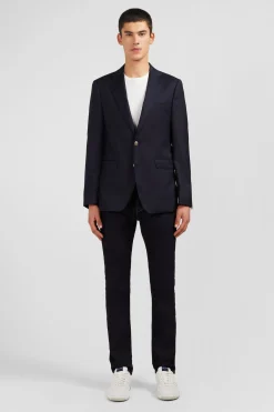 Blazer bleu marine 100 % laine
