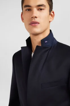 Blazer bleu marine 100 % laine