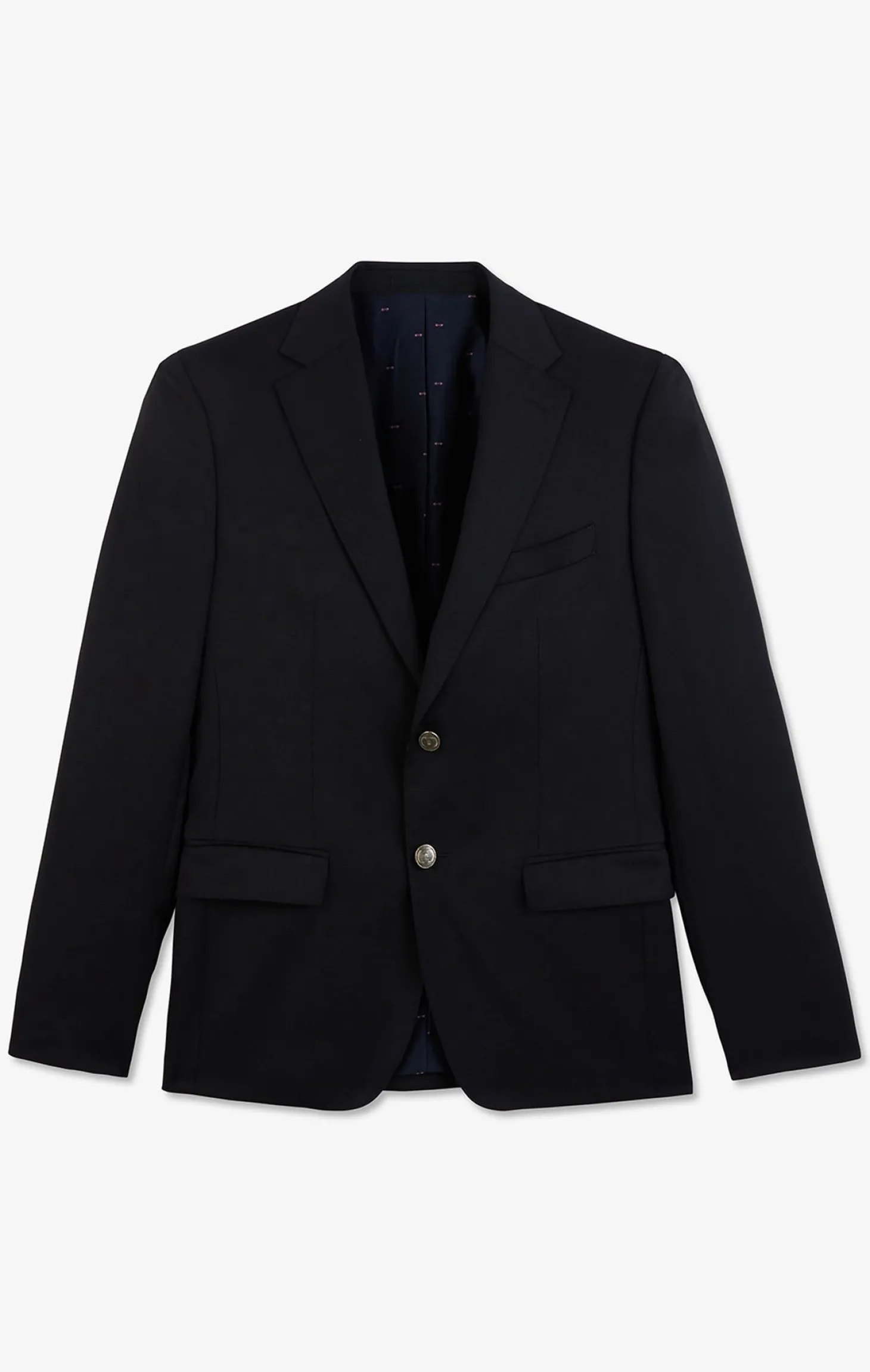 Blazer bleu marine slim fit 100 % laine