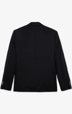 Blazer bleu marine slim fit 100 % laine