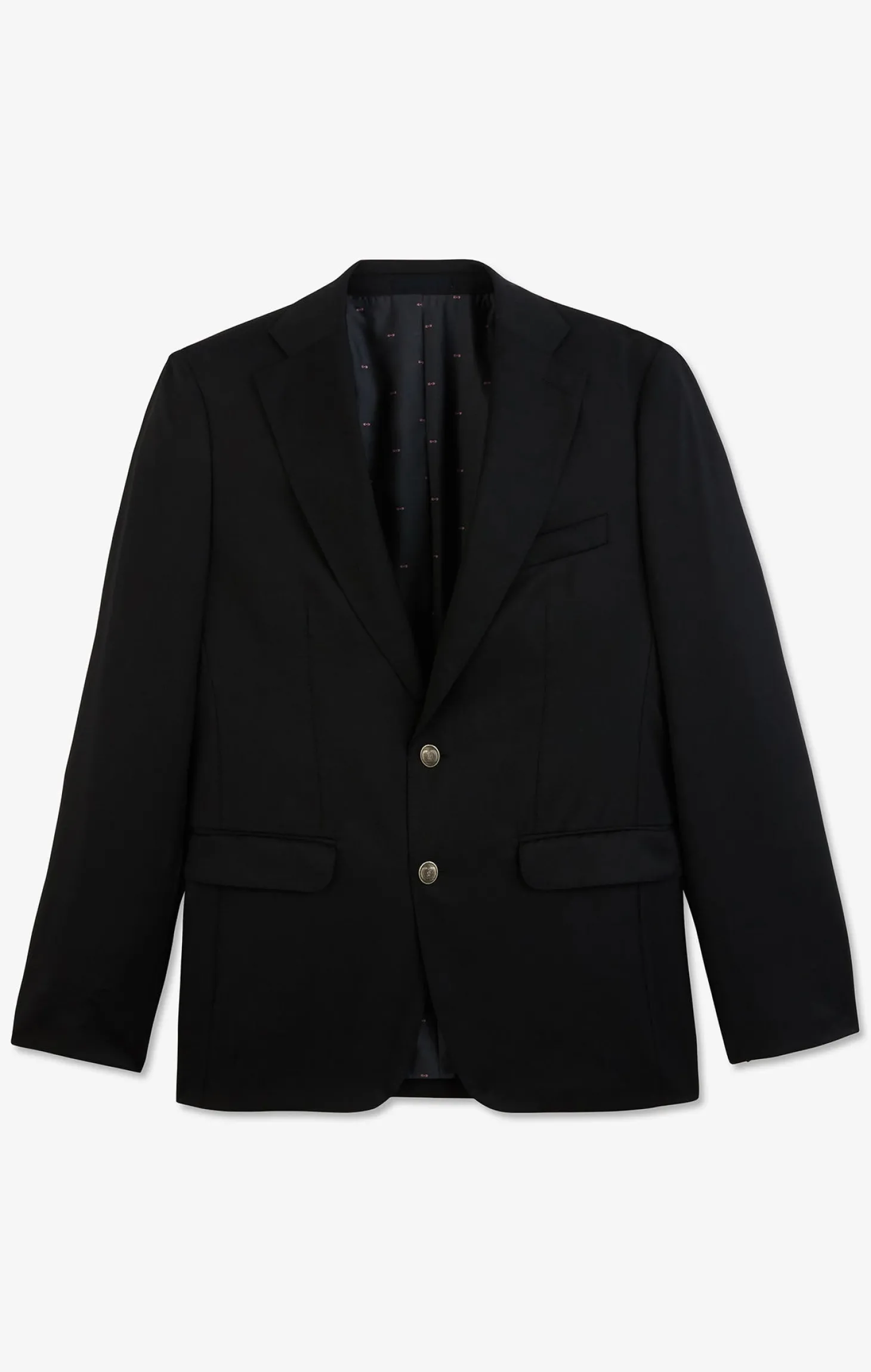 Blazer noir 100 % laine