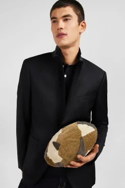 Blazer noir 100 % laine