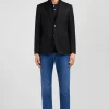 Blazer noir slim fit 100 % laine