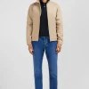 Blouson beige rembourré