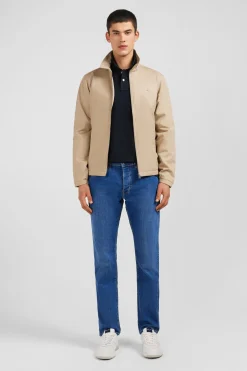 Blouson beige rembourré