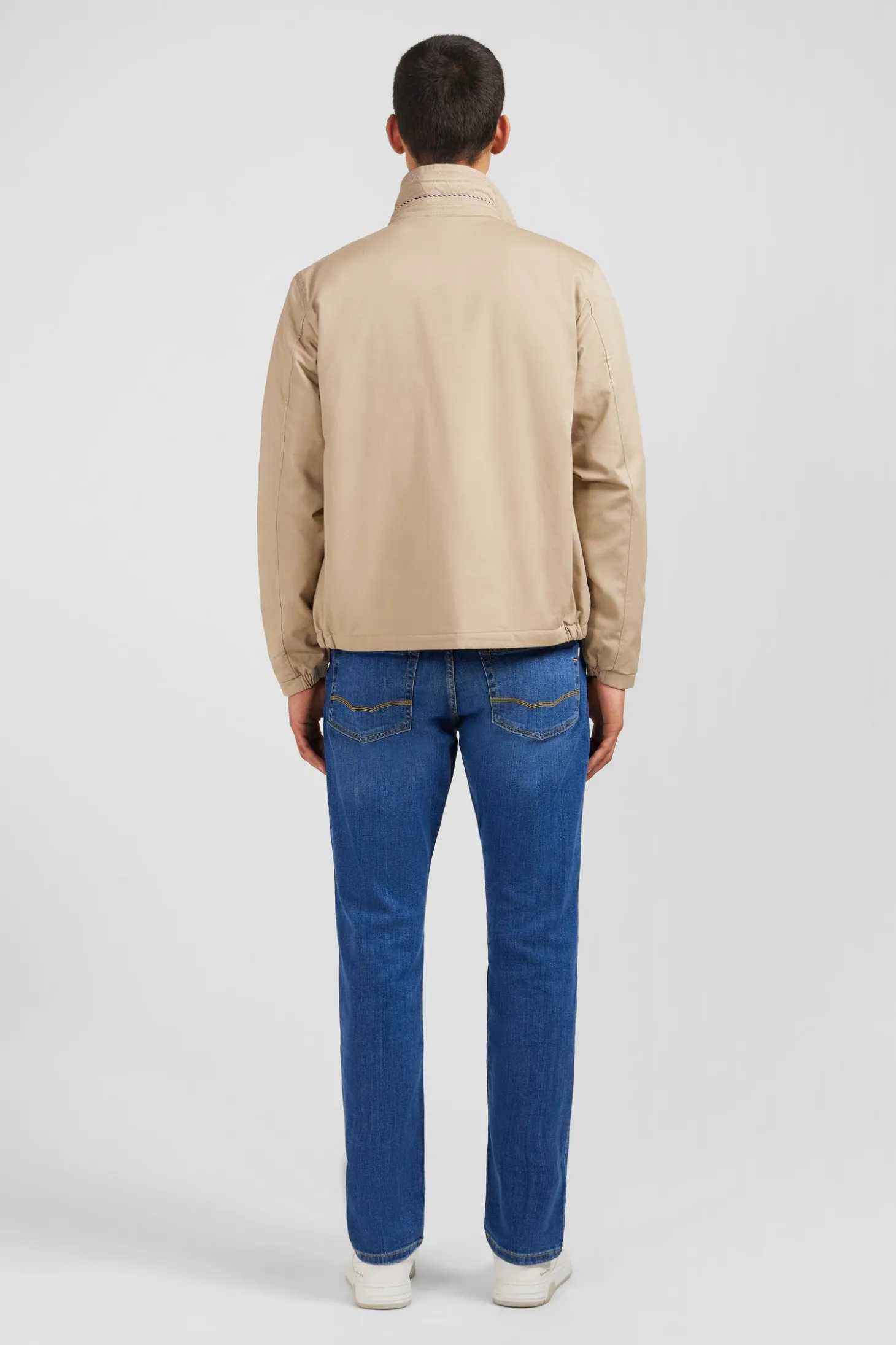 Blouson beige rembourré