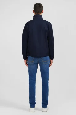 Blouson bleu foncé rembourré