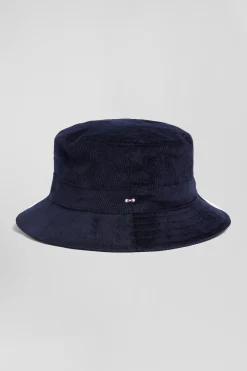 Bob en coton stretch bleu marine