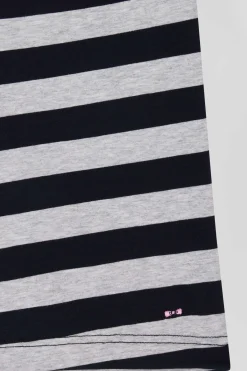 Boxer cerclé en coton stretch gris