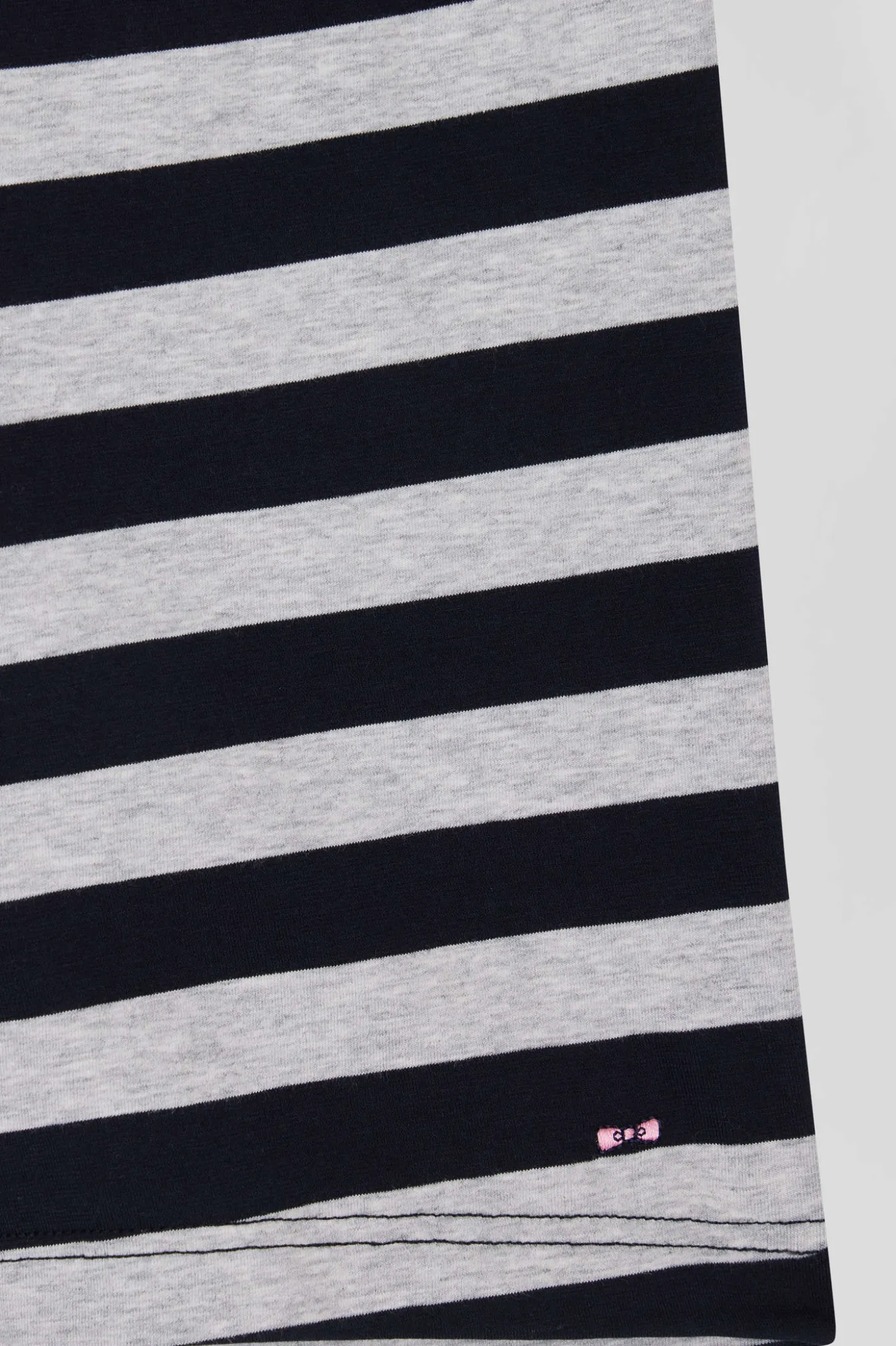 Boxer cerclé en coton stretch gris
