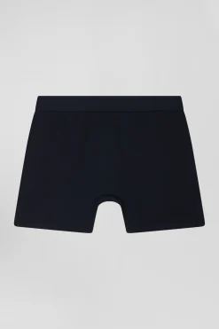 Boxer colorblock en coton stretch vert