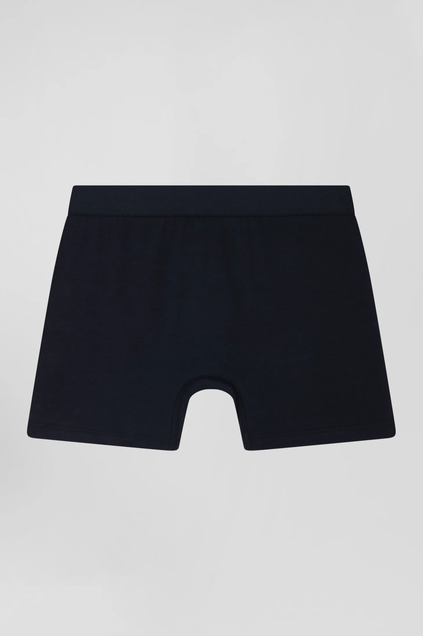 Boxer colorblock en coton stretch vert