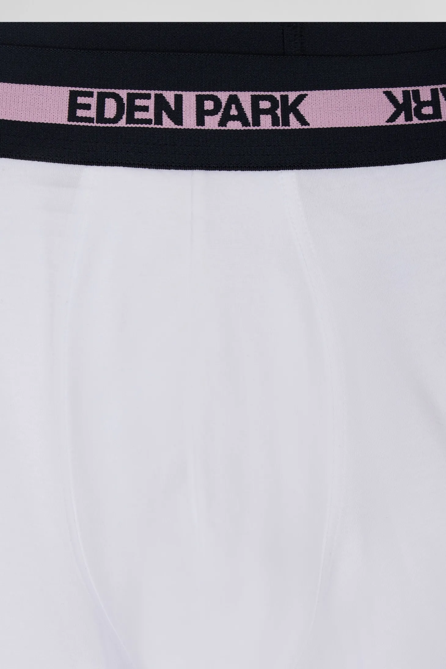 Boxer en coton stretch blanc