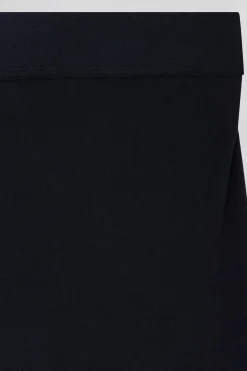 Boxer en coton stretch bleu marine liserés contrastés