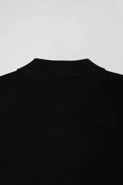 Cardigan en laine mérinos noir coupe Regular