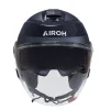 Casque moto cerclé bleu marine