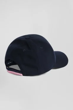Casquette bleu marine broderie nœud papillon