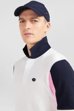 Casquette bleu marine unie en coton