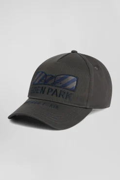 Casquette en coton marron nœud papillon
