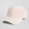 Casquette en coton stretch rose