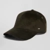Casquette en velours côtelé kaki