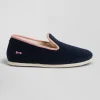 Charentaises bleu marine Chausse Mouton X Eden Park - Femme