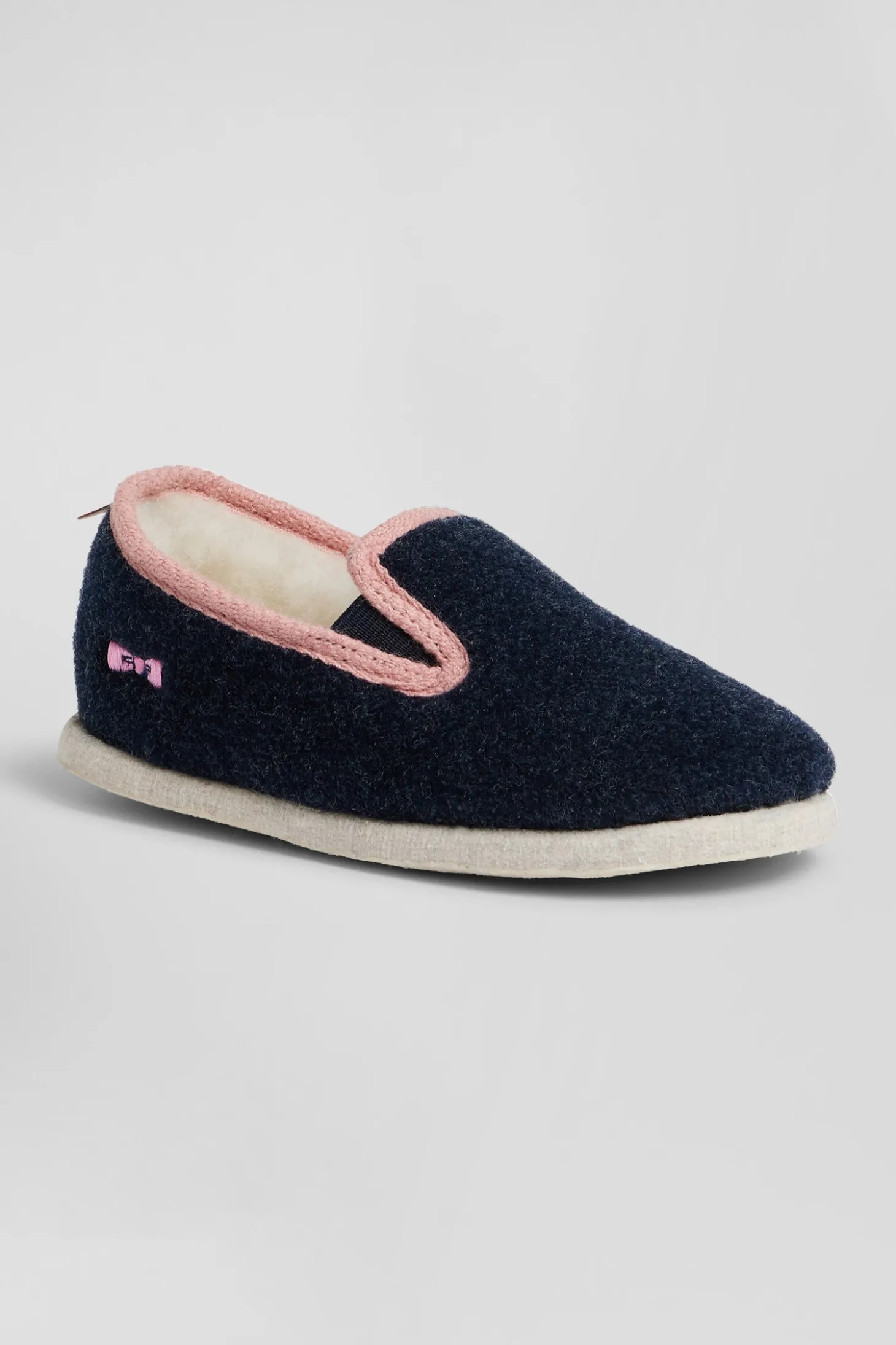 Charentaises bleu marine Chausse Mouton X Eden Park - Enfant