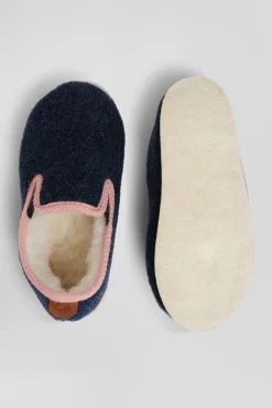 Charentaises bleu marine Chausse Mouton X Eden Park - Enfant