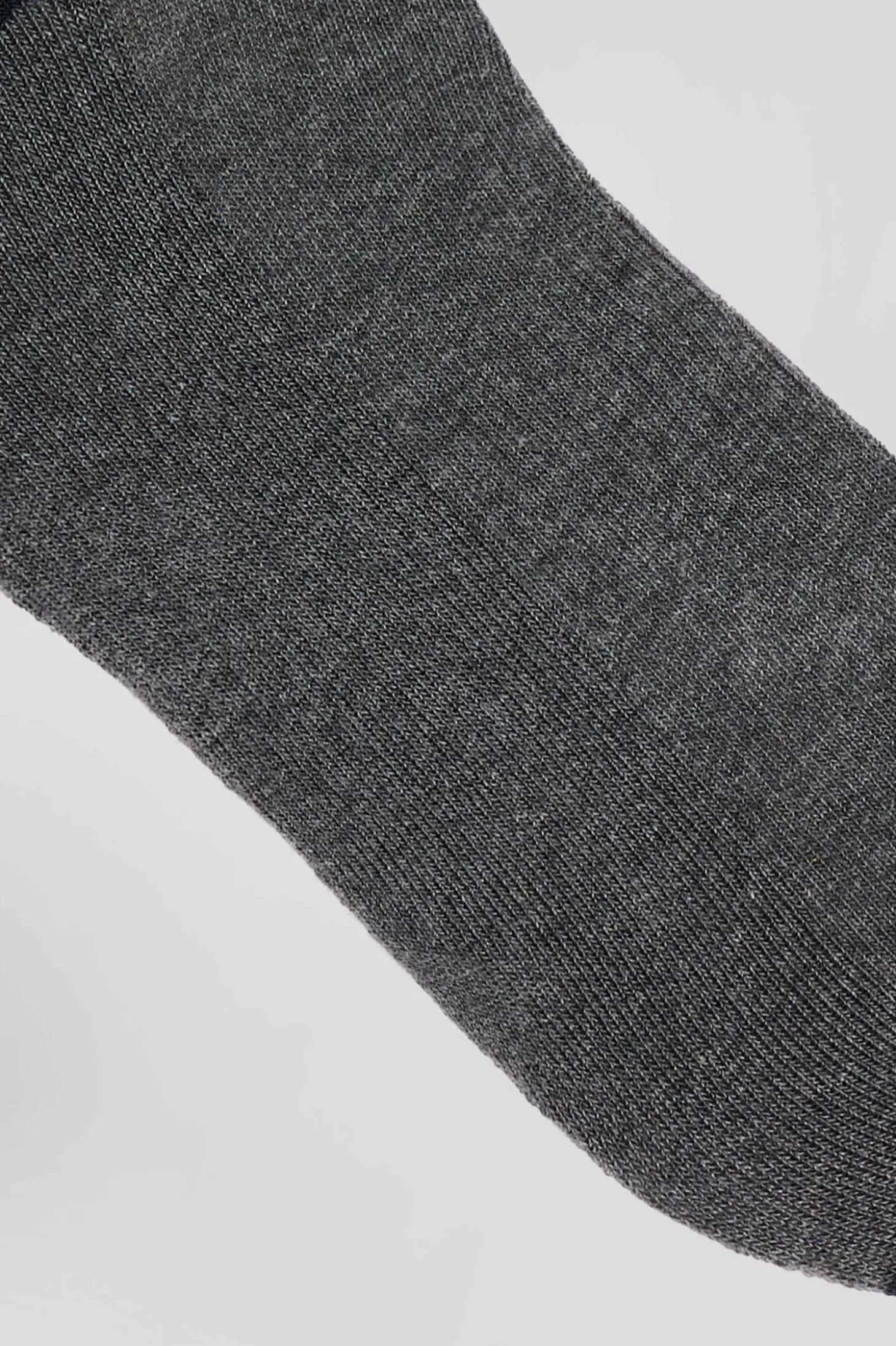 Chaussettes en coton stretch grises à bords cerclés Eden Park