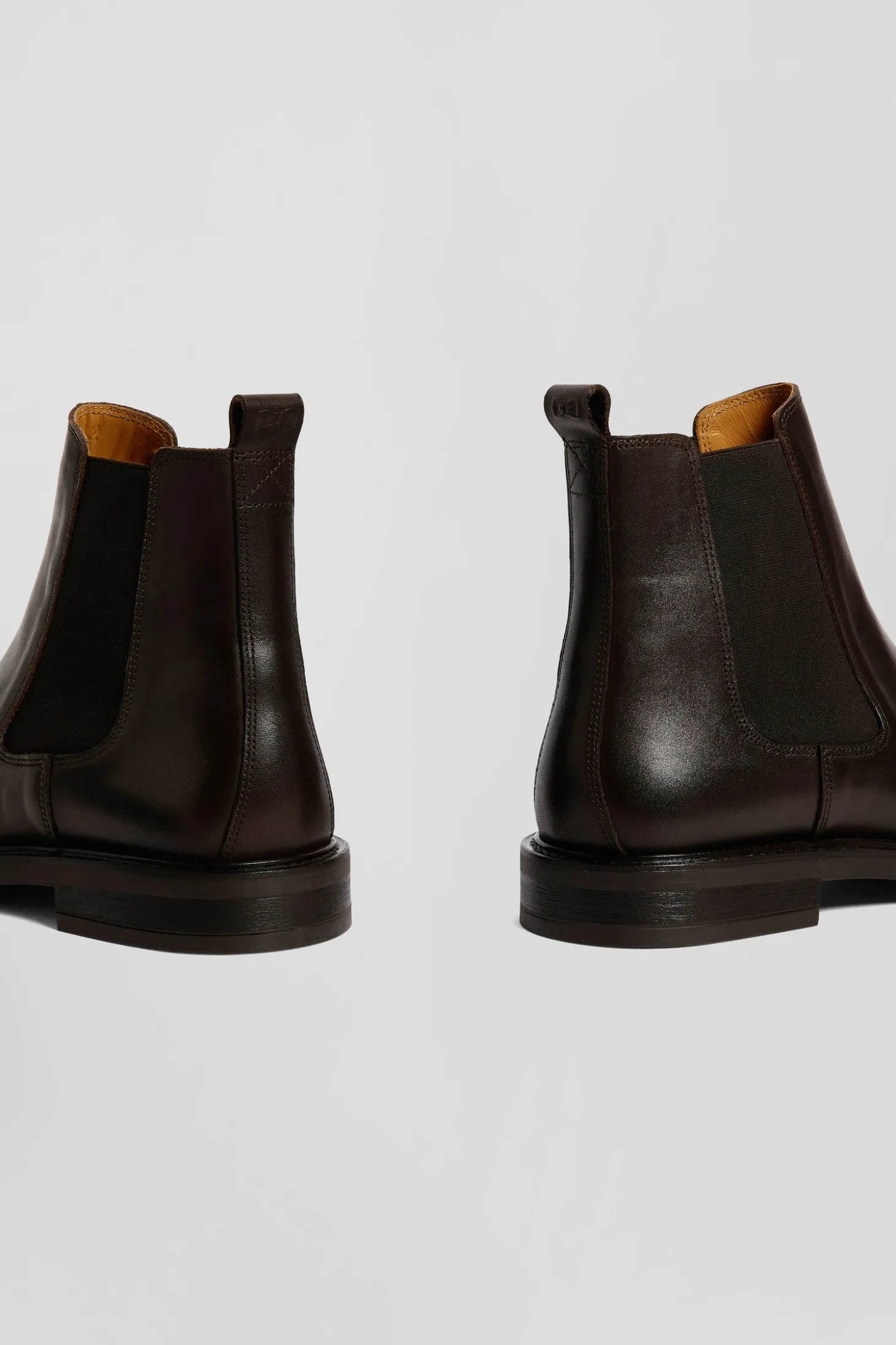 Chelsea boots en cuir marron