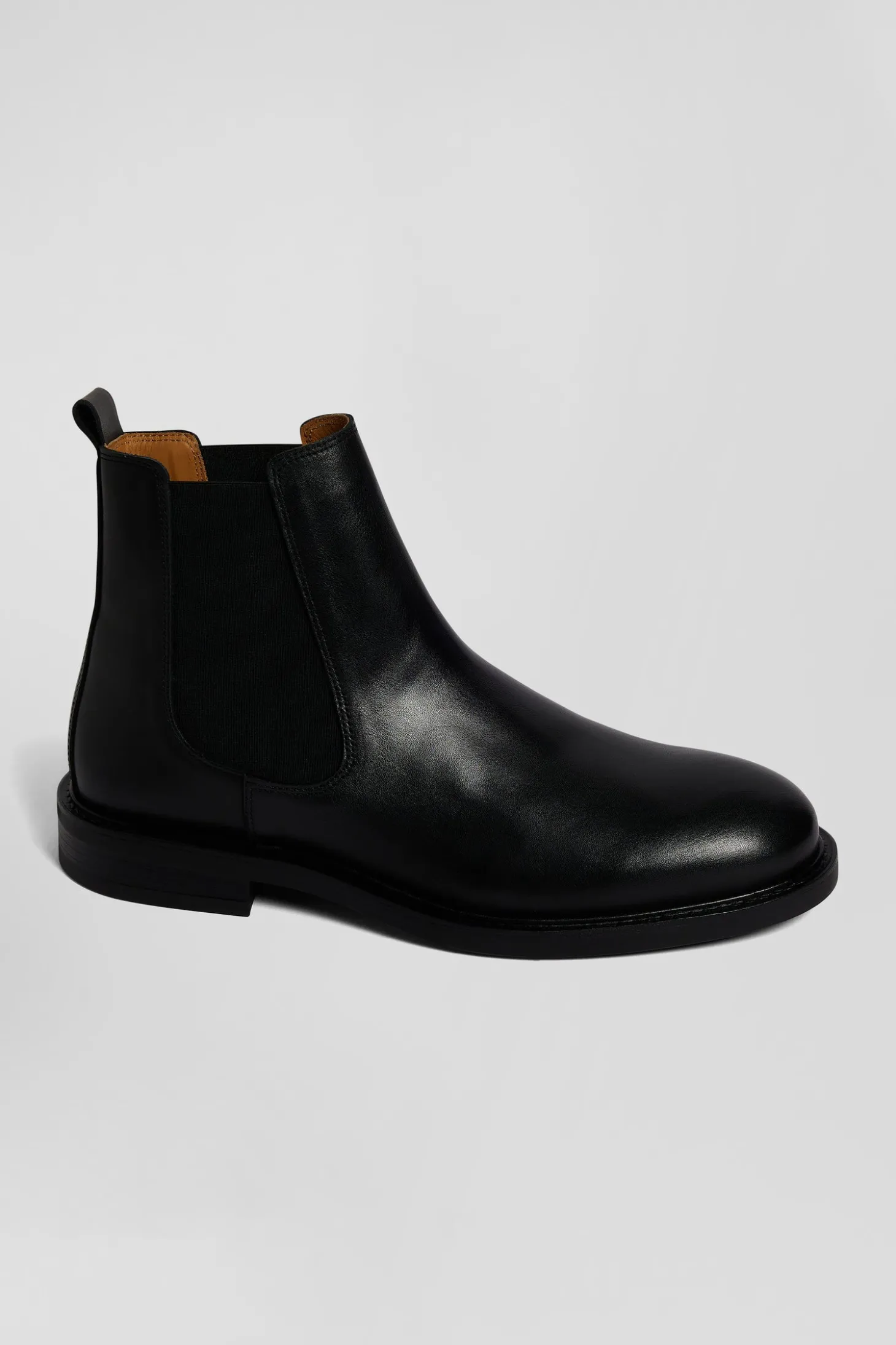 Chelsea boots en cuir noir