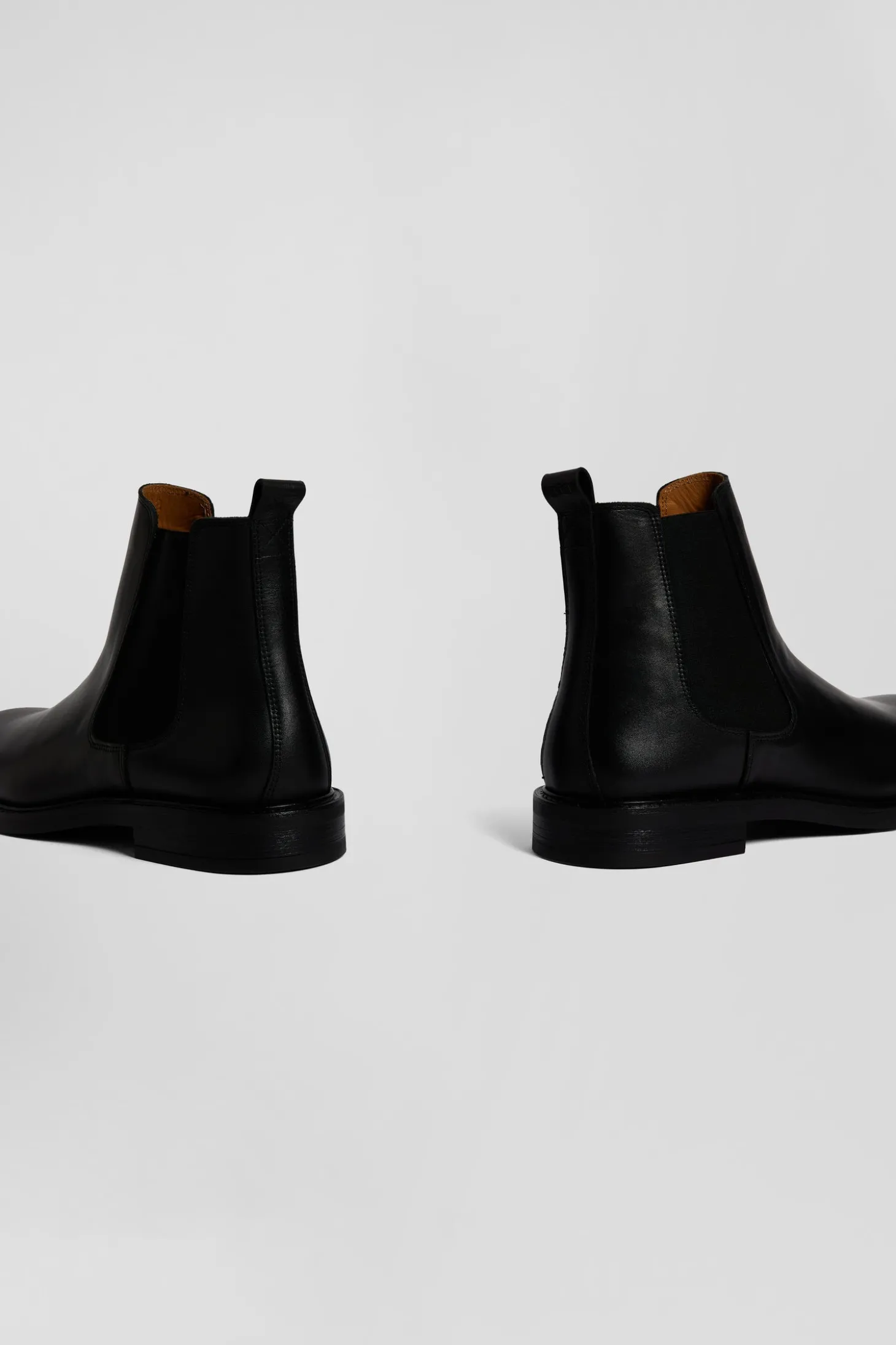 Chelsea boots en cuir noir