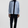 Chemise en coton ciel coupe Slim