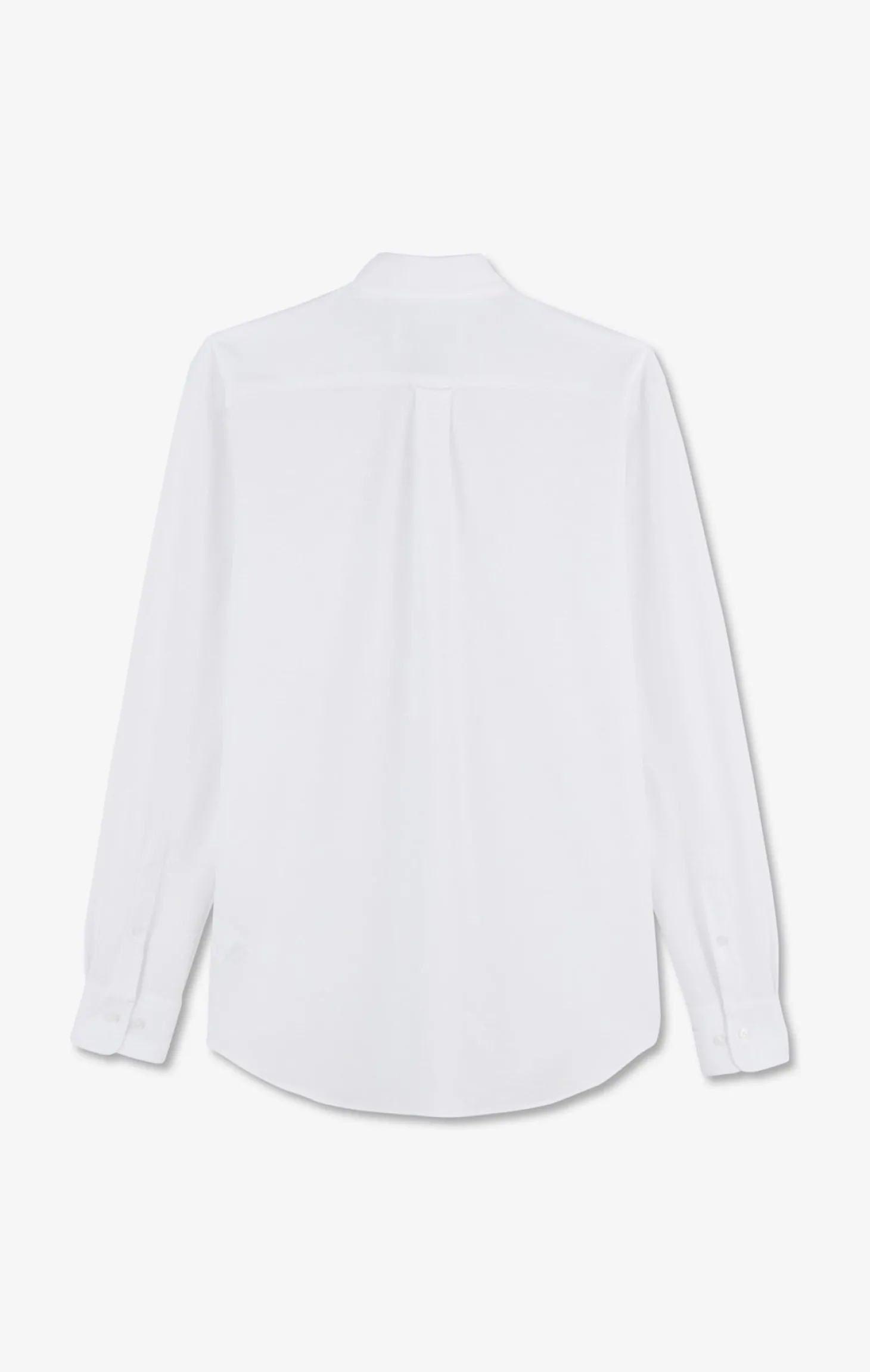 Chemise en coton pinpoint blanc