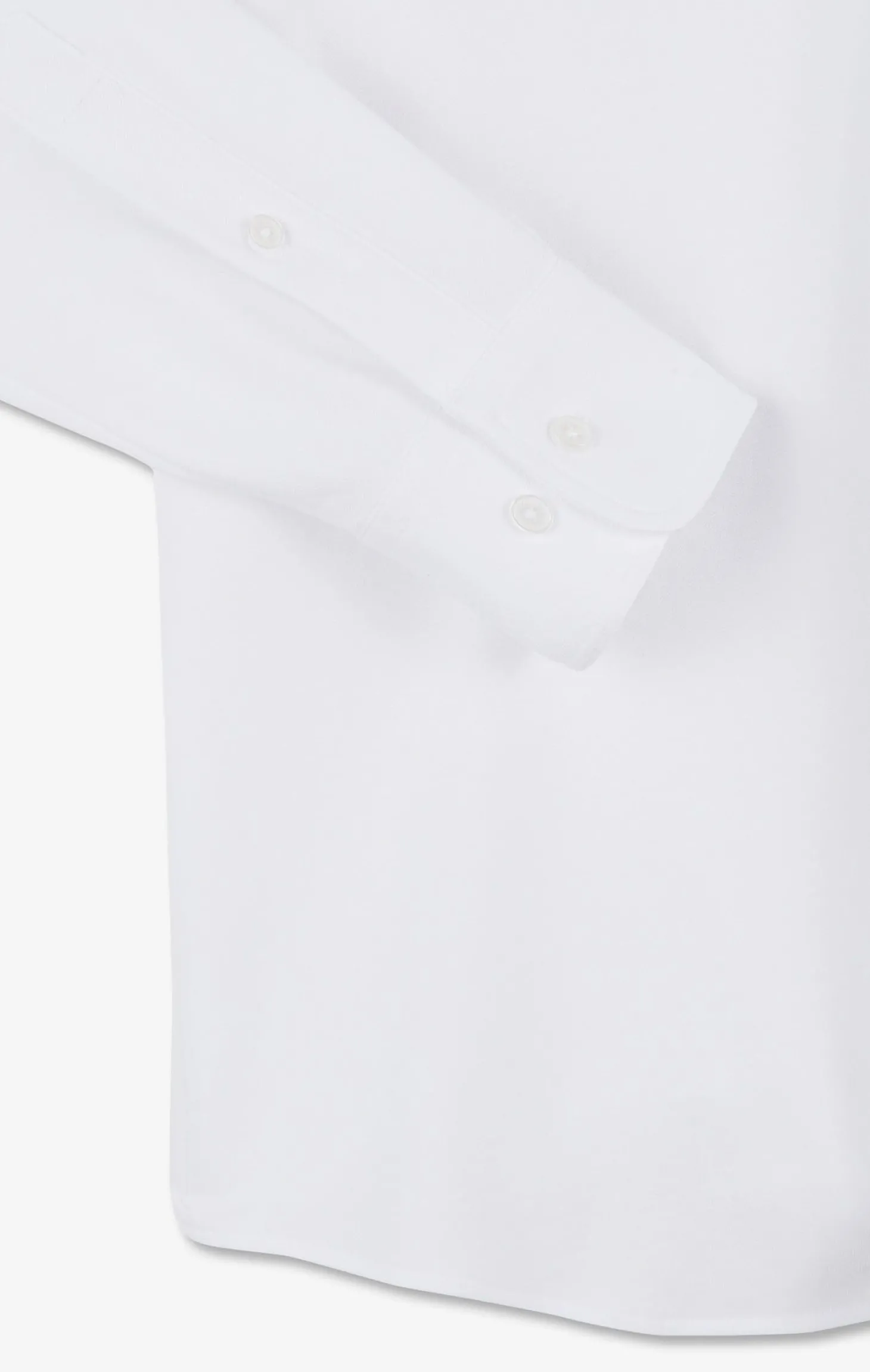 Chemise en coton pinpoint blanc