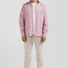 Chemise en coton rose coupe Slim