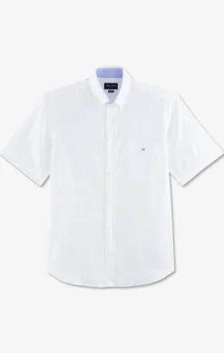 Chemisette blanche unie en coton