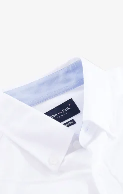 Chemisette blanche unie en coton