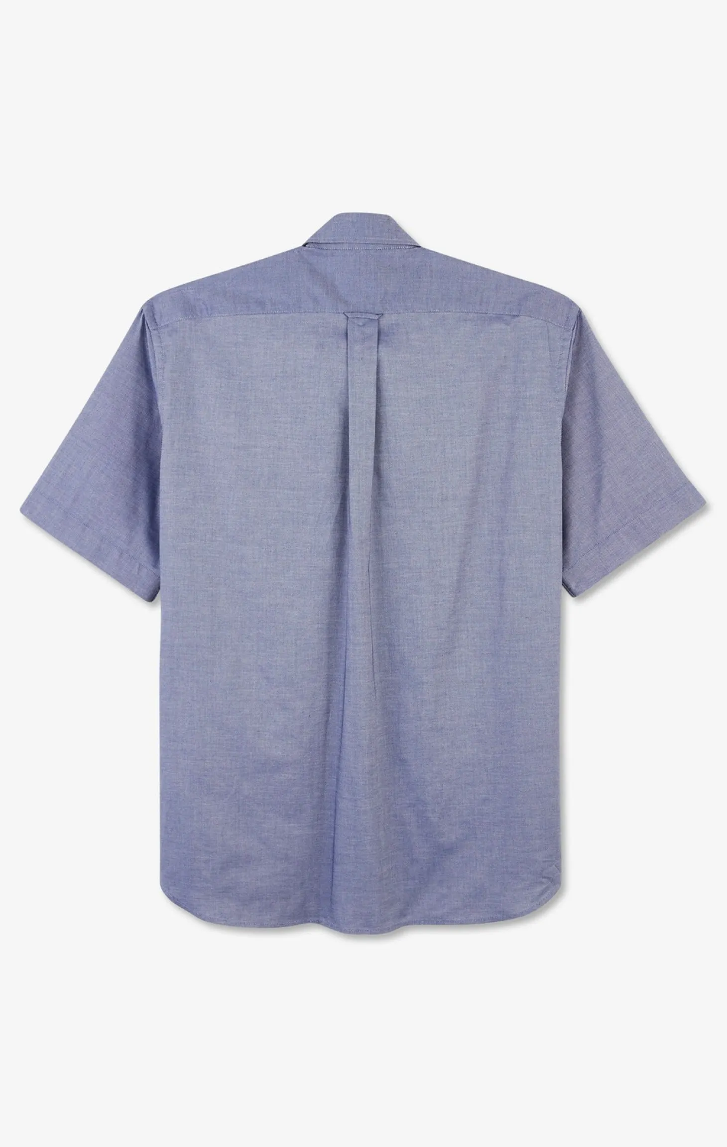 Chemisette bleu marine unie en coton