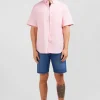 Chemisette rose unie en coton
