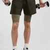 Cycliste de sport stretch kaki