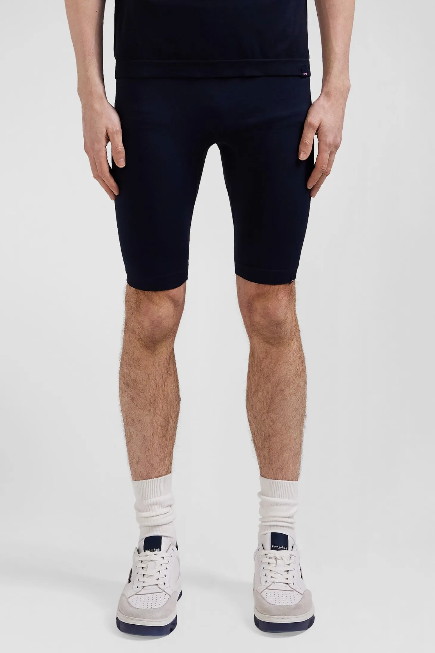 Cycliste de sport stretch bleu marine