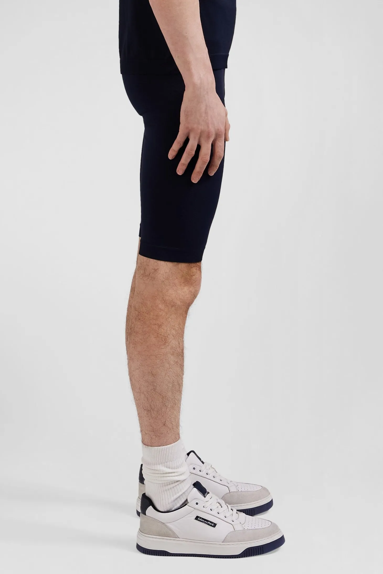 Cycliste de sport stretch bleu marine