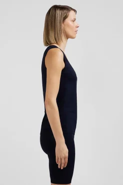 Débardeur de sport bleu marine