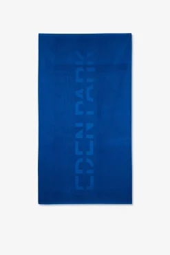 Drap de plage bleu