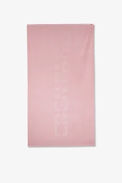 Drap de plage rose