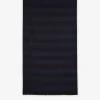 Fouta rayé bleu marine
