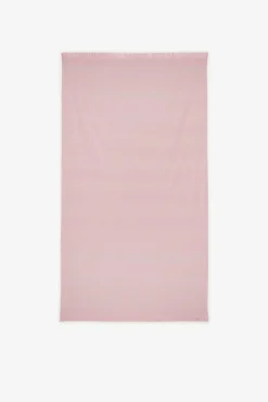 Fouta rayé rose