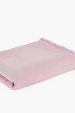 Fouta rayé rose